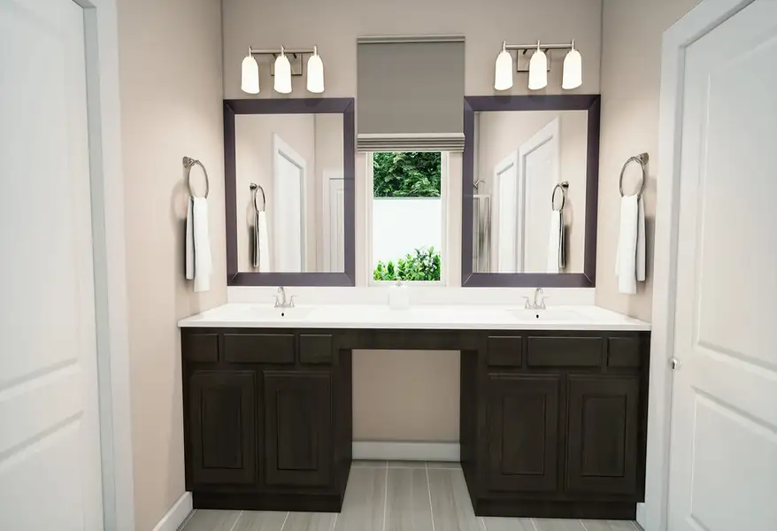 Representative furnished interior of a home built from the Mila by Tri Pointe Homes in Painted Tree, McKinney (Image 5).