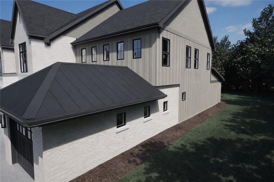 Exterior details and patio area of a home in , Marietta (Image 3).