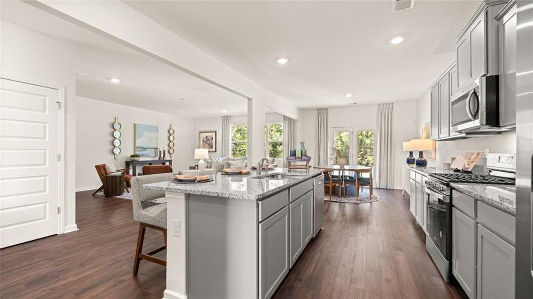 Furnished interior view inside a new home in Bridle Creek, Locust Grove (Image 58).