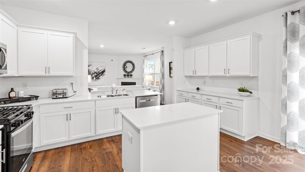 Furnished interior view inside a new home in Secrest Commons, Monroe (Image 7).