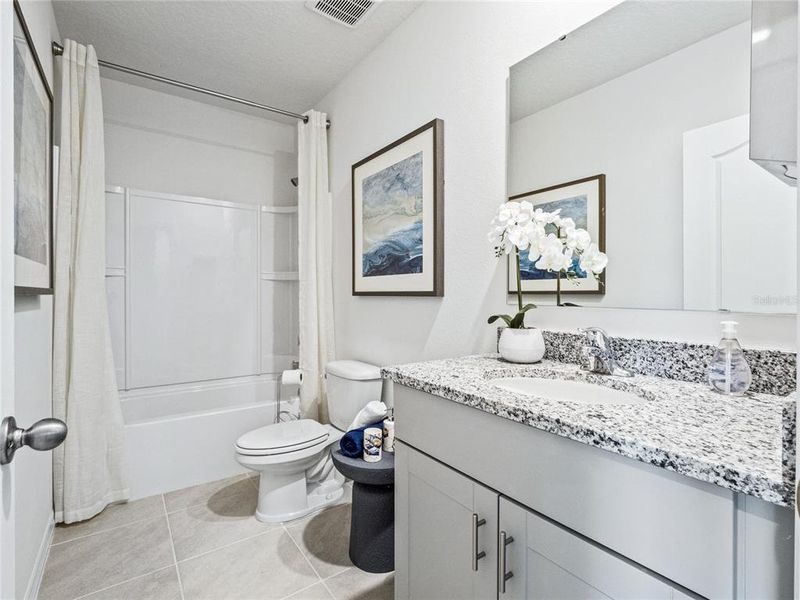 Furnished interior view inside a new home in Rivers Edge, Edgewater (Image 16).