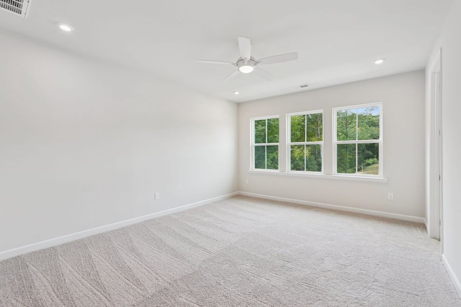 Representative unfurnished interior of a home built from the Nola by Tri Pointe Homes in Holding Village, Wake Forest (Image 12).