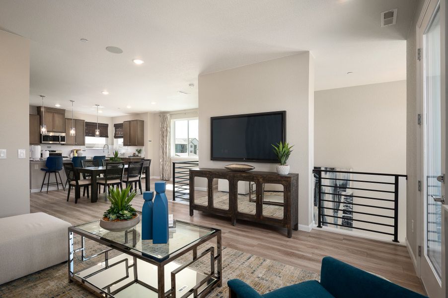Representative furnished interior of a home built from the Taylor by Lokal Homes in The Commons at Victory Ridge, Colorado Springs (Image 30).
