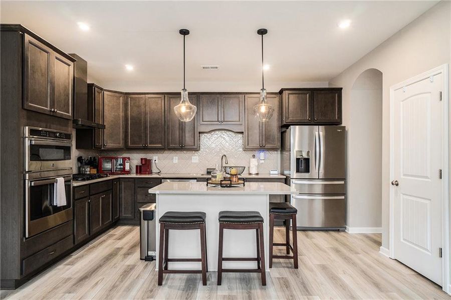 Furnished interior view inside a new home in , Dallas (Image 16).