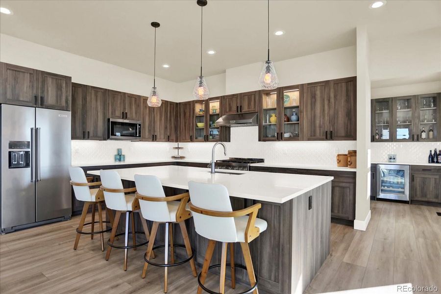 Furnished interior view inside a new home in , Colorado Springs (Image 42).