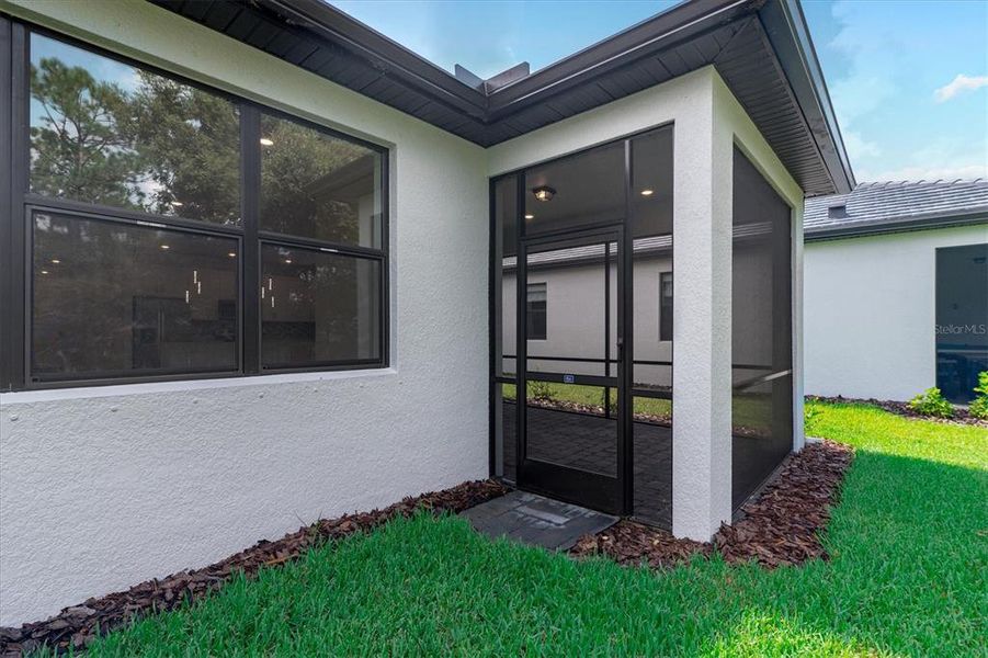 Exterior details and patio area of a home in , North Port (Image 31). Exterior details and patio area of a home in , North Port (Image 31).