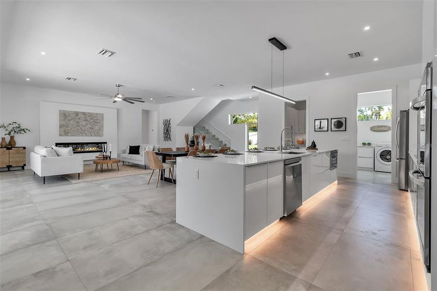 Furnished interior view inside a new home in , Sarasota (Image 6).