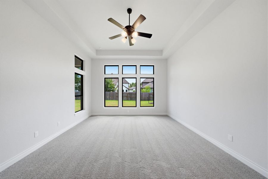 Spacious, unfurnished interior of a new home in Artavia 70′, Conroe (Image 41).