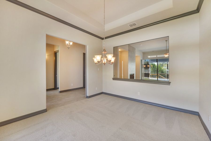 Representative unfurnished interior of a home built from the The Scottsdale 5500 by Whitestone Custom Homes in Johnson Ranch, Bulverde (Image 28). Representative unfurnished interior of a home built from the The Scottsdale 5500 by Whitestone Custom Homes in Johnson Ranch, Bulverde (Image 28).