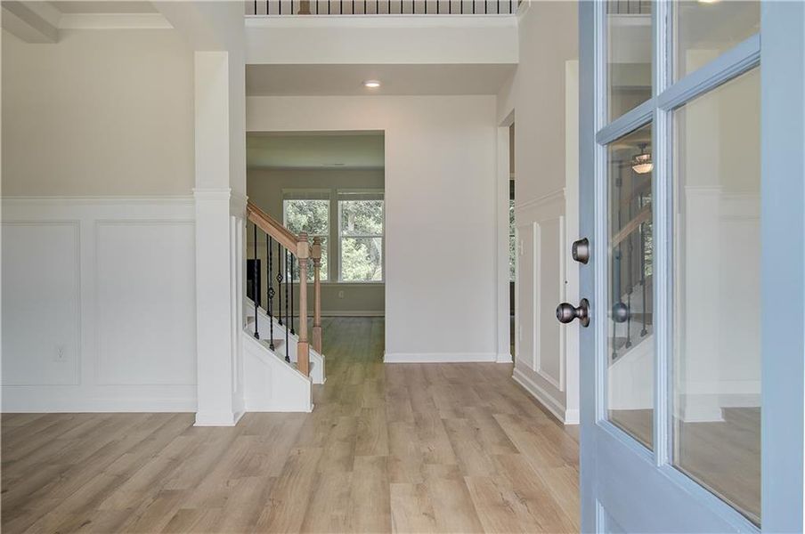 Spacious, unfurnished interior of a new home in Grandview at Millers Mill, Stockbridge (Image 13). Spacious, unfurnished interior of a new home in Grandview at Millers Mill, Stockbridge (Image 13).