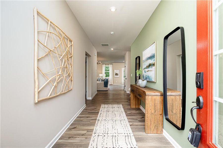 Furnished interior view inside a new home in Rhodes Glen, Lawrenceville (Image 6).