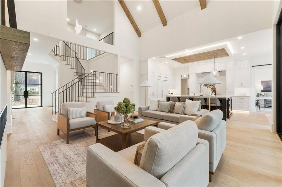 Furnished interior view inside a new home in , Alpharetta (Image 46).