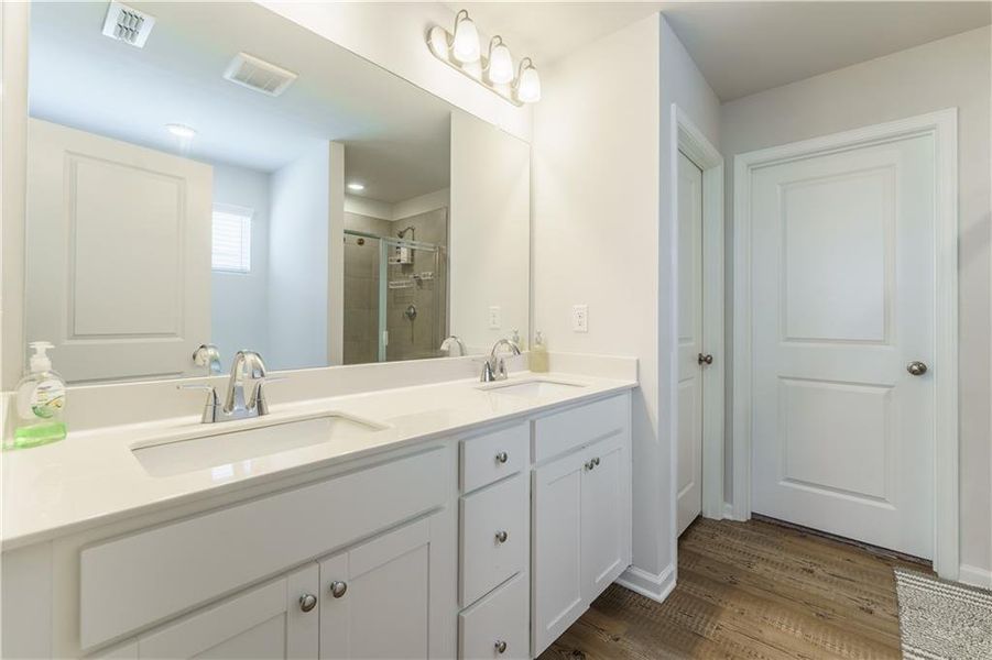 Furnished interior view inside a new home in Kingsley Creek, Lithonia (Image 34).