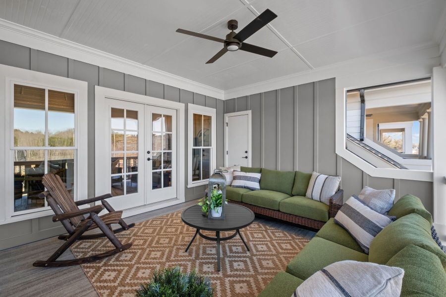 Representative furnished interior of a home built from the The Arlington by JW Collection in The Heritage at Farmer's Crossing, Ball Ground (Image 19).