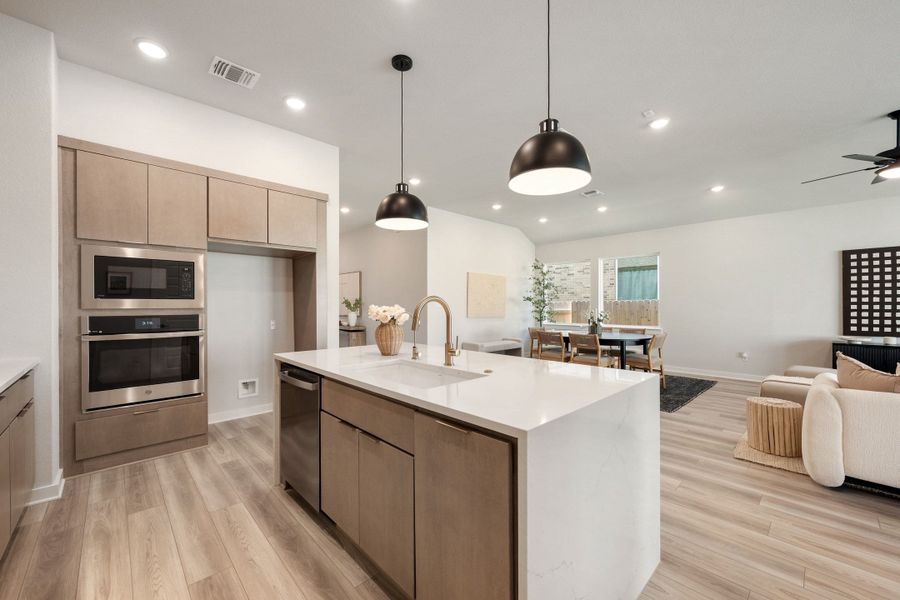 Furnished interior view inside a new home in Lariat, Liberty Hill (Image 14).