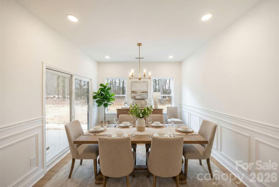 Furnished interior view inside a new home in , Salisbury (Image 8).