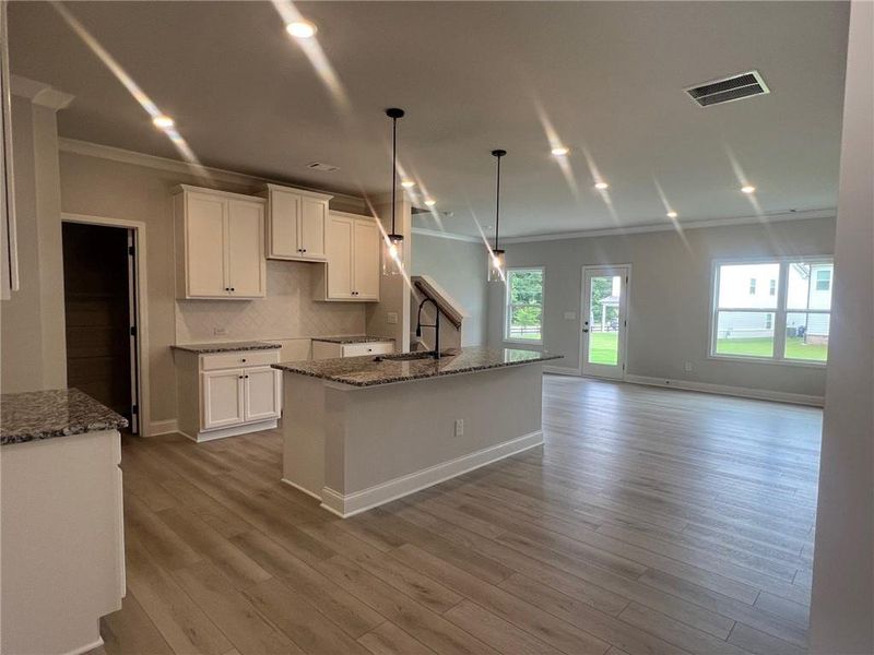 Furnished interior view inside a new home in Crofton Place Enclave, Snellville (Image 7).