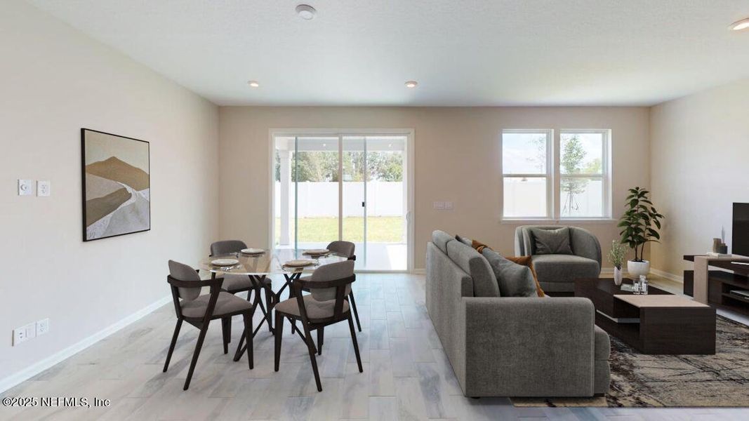 Furnished interior view inside a new home in Sandridge Hills, Green Cove Springs (Image 5).