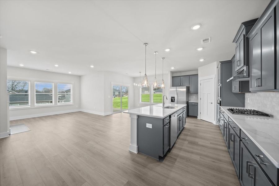 Furnished interior view inside a new home in Cedar Shoals - Signature Collection, Piedmont (Image 7).
