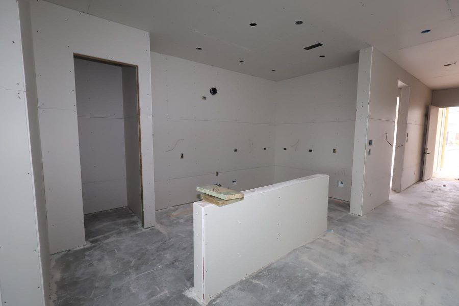 In-progress construction of a new home in Brookewater 45' Homesites, Rosenberg, TX (Image 4).