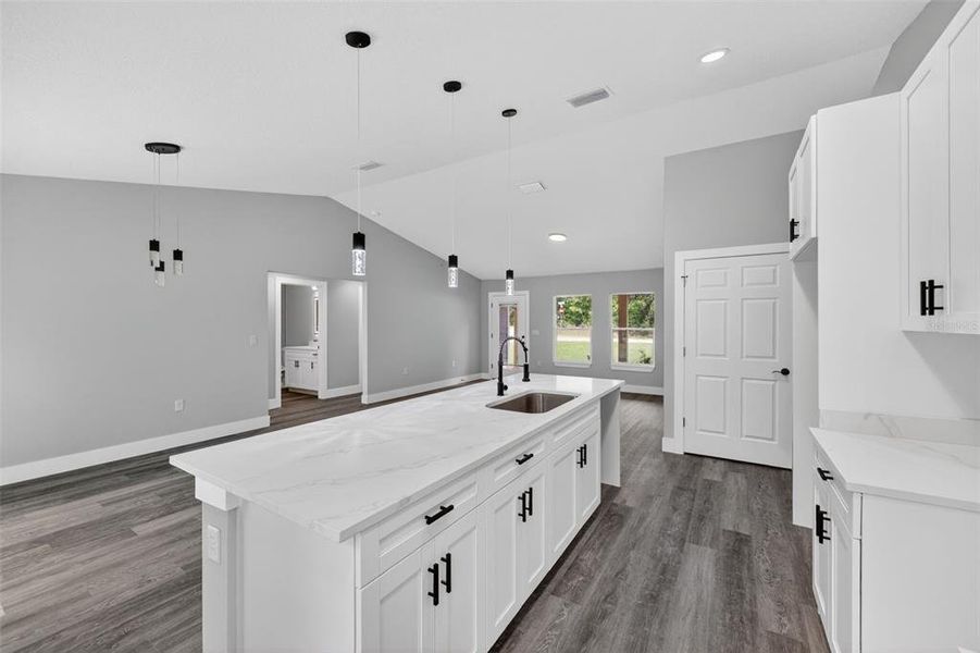 Furnished interior view inside a new home in , Dunnellon (Image 7).