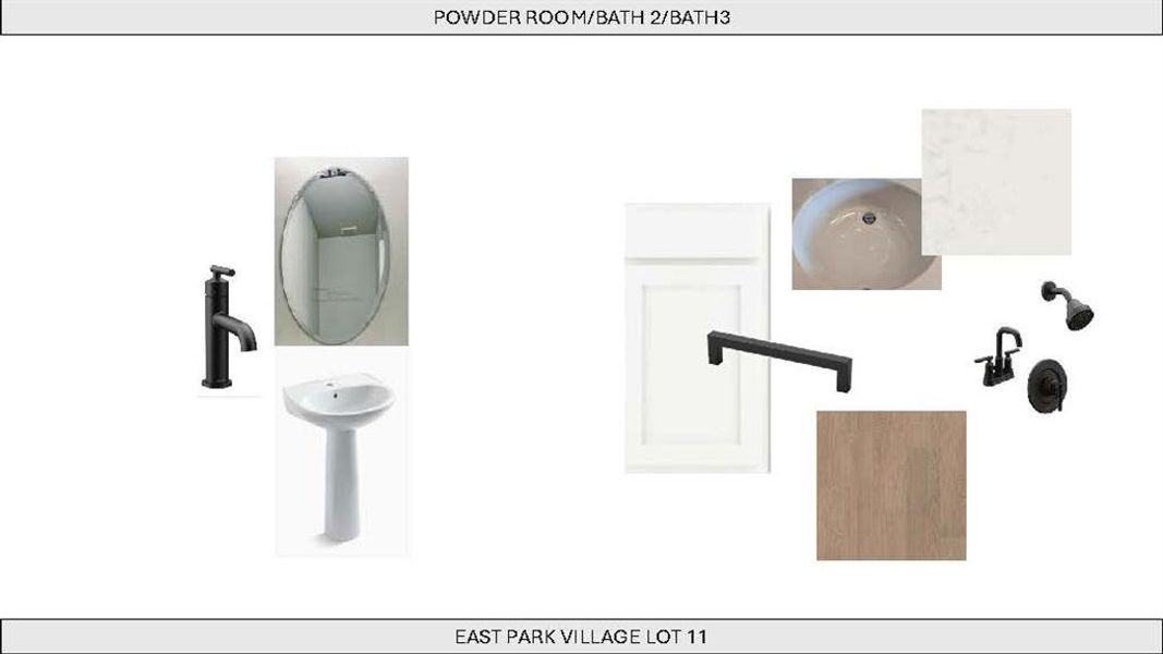 Sample of building materials used in homes in East Park Village, Kennesaw (Image 34). Sample of building materials used in homes in East Park Village, Kennesaw (Image 34).