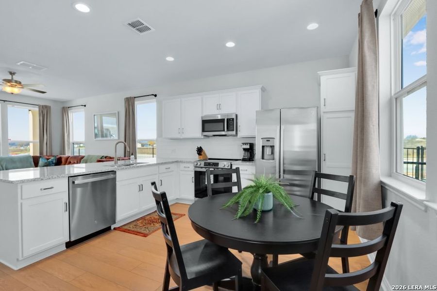 Furnished interior view inside a new home in , New Braunfels (Image 8). Furnished interior view inside a new home in , New Braunfels (Image 8).