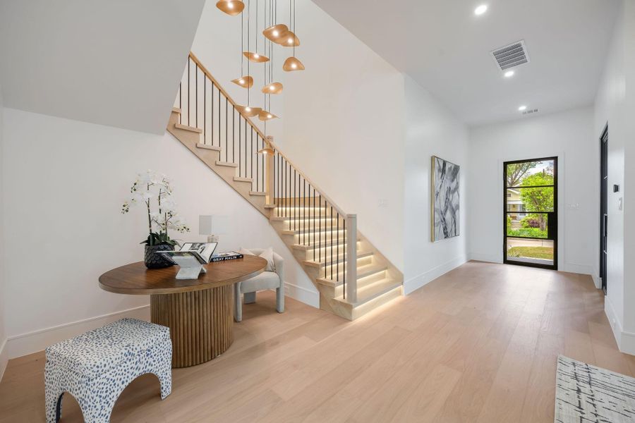 Furnished interior view inside a new home in , Houston (Image 15).
