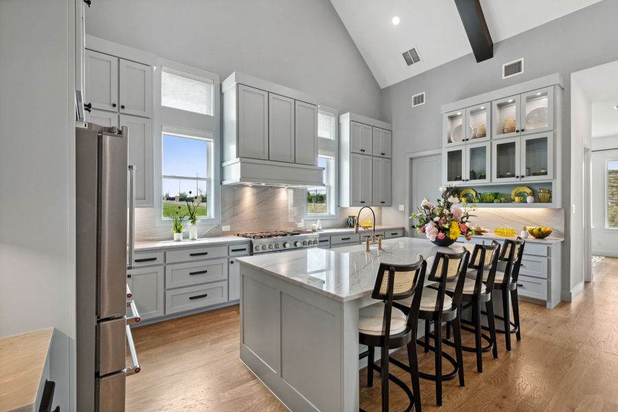 Representative furnished interior of a home built from the Hudson II by Southgate Homes in Windsong Ranch 71' Series, Prosper (Image 11).