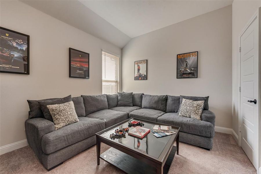 Furnished interior view inside a new home in Coyote Crossing, Godley (Image 28).