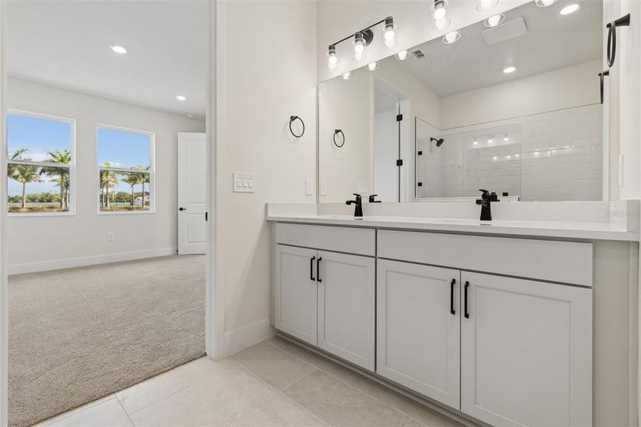 Furnished interior view inside a new home in Gracewater at Sarasota, Sarasota (Image 9).