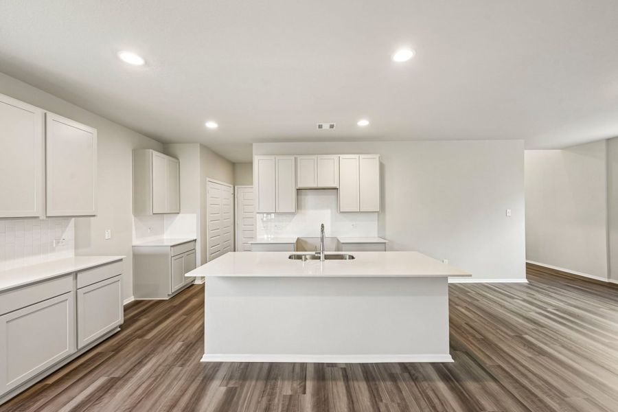 Furnished interior view inside a new home in Sorella, Tomball (Image 7).