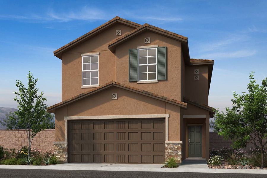 Exterior C with optional stone