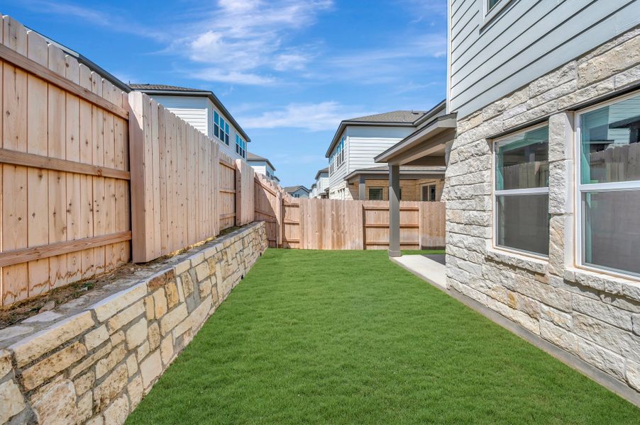 Exterior details and patio area of a home in Park Central, Georgetown (Image 25). Exterior details and patio area of a home in Park Central, Georgetown (Image 25).