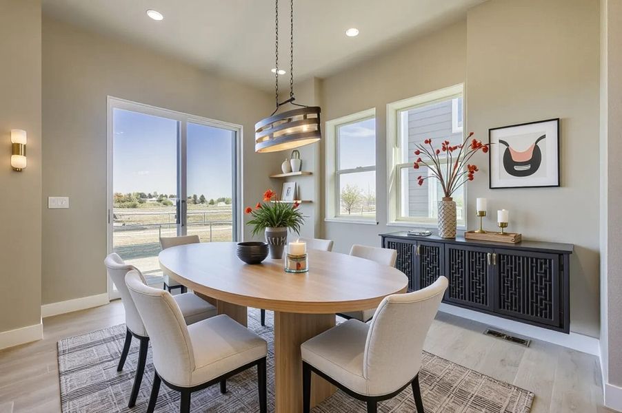 Furnished interior view inside a new home in Country Club Reserve – Fort Collins, Fort Collins (Image 14).