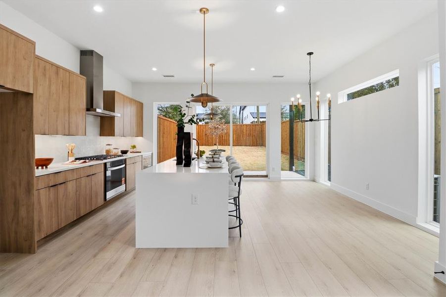 Furnished interior view inside a new home in , Dallas (Image 16).