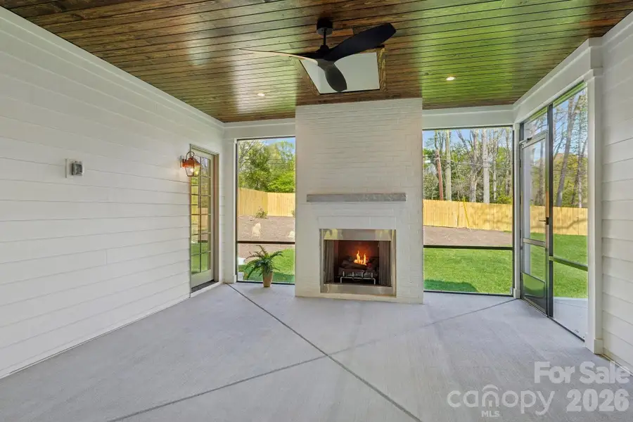 Exterior details and patio area of a home in , Charlotte (Image 2). Exterior details and patio area of a home in , Charlotte (Image 2).