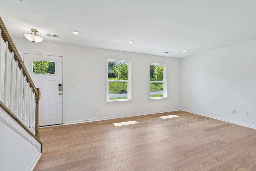 Spacious, unfurnished interior of a new home in Senata at Research Park, Charlotte (Image 20). Spacious, unfurnished interior of a new home in Senata at Research Park, Charlotte (Image 20).