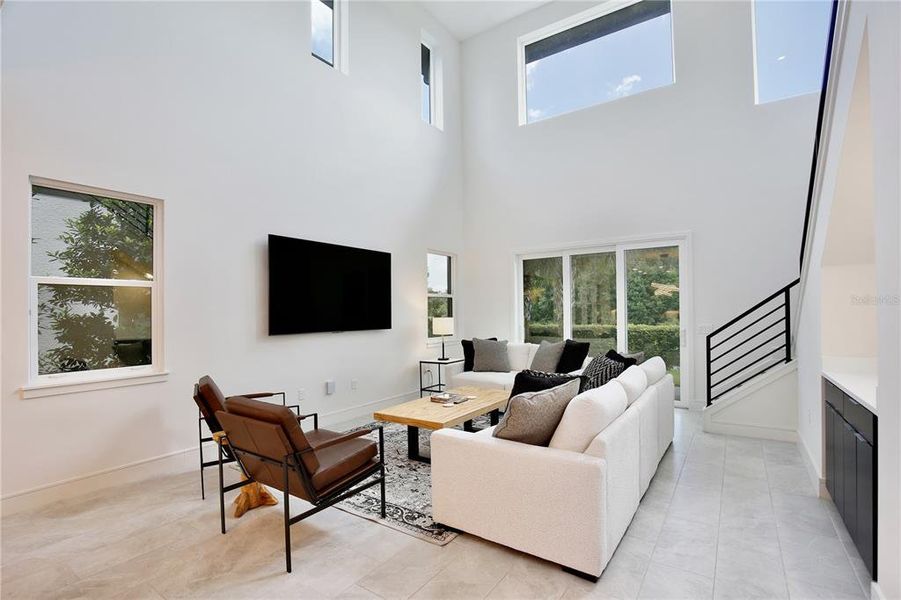 Furnished interior view inside a new home in Hampton Green at Providence, Davenport (Image 33). Furnished interior view inside a new home in Hampton Green at Providence, Davenport (Image 33).