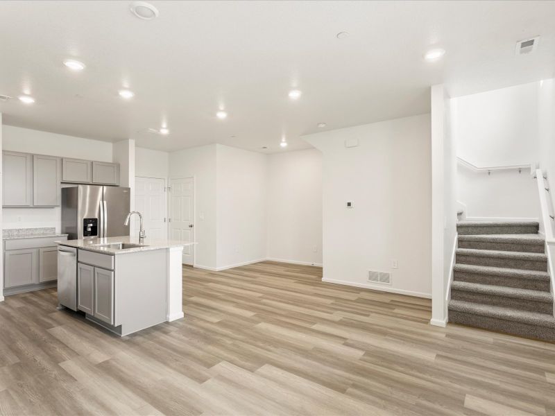 Spacious, unfurnished interior of a new home in Poudre Heights: The Meadow Collection, Windsor (Image 9).