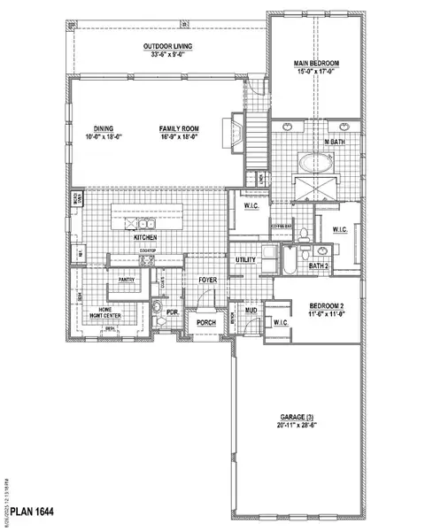 Plan 1644 1st Floor