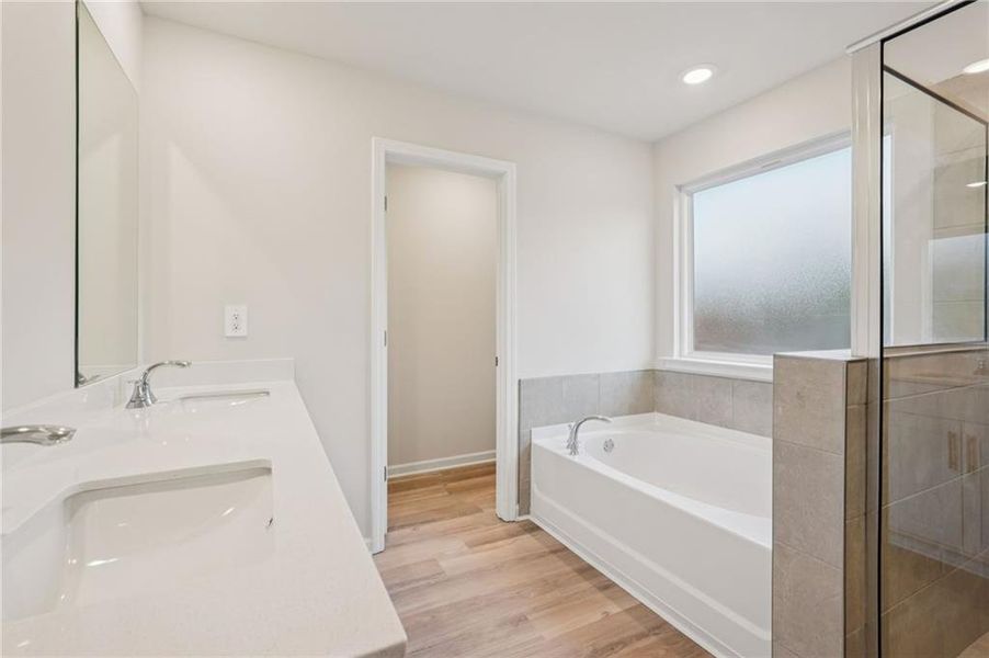 Furnished interior view inside a new home in Harmony Manor, Fairburn (Image 21).