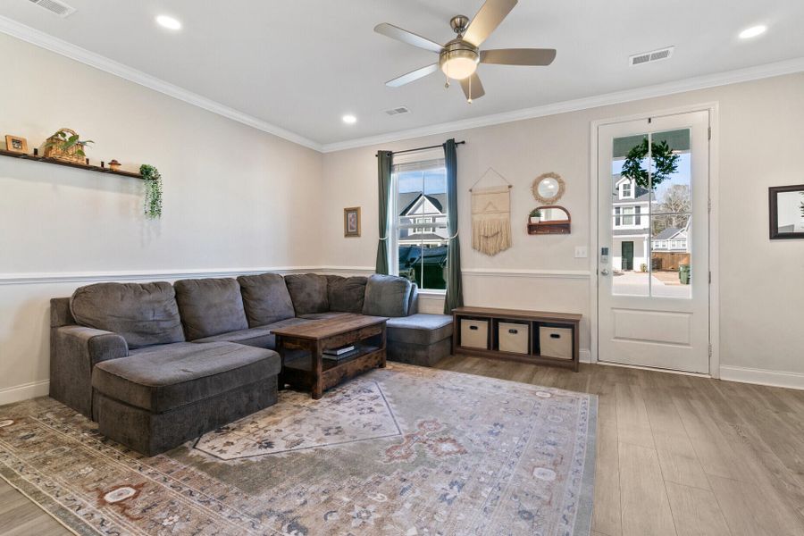 Furnished interior view inside a new home in , Summerville (Image 13).