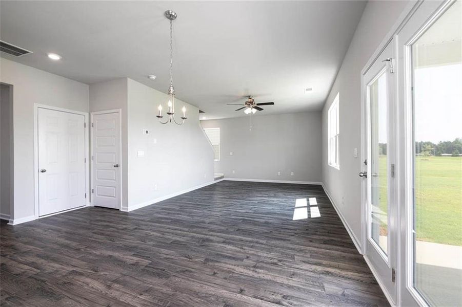 Spacious, unfurnished interior of a new home in The Reserve at Calcutta, Stockbridge (Image 19). Spacious, unfurnished interior of a new home in The Reserve at Calcutta, Stockbridge (Image 19).