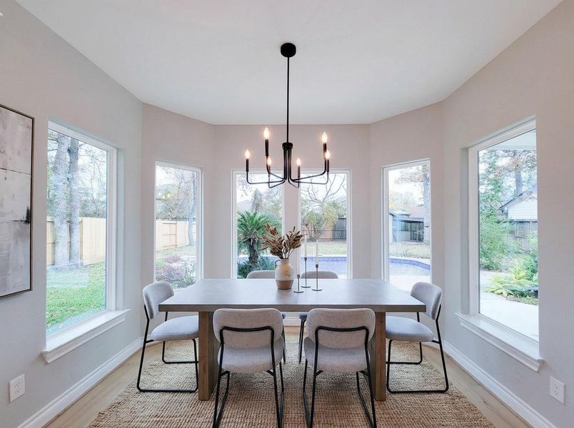 Furnished interior view inside a new home in , Conroe (Image 15).