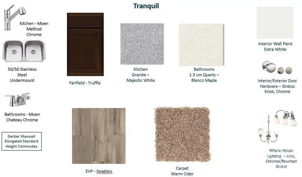 Tranquil Interior Color Package