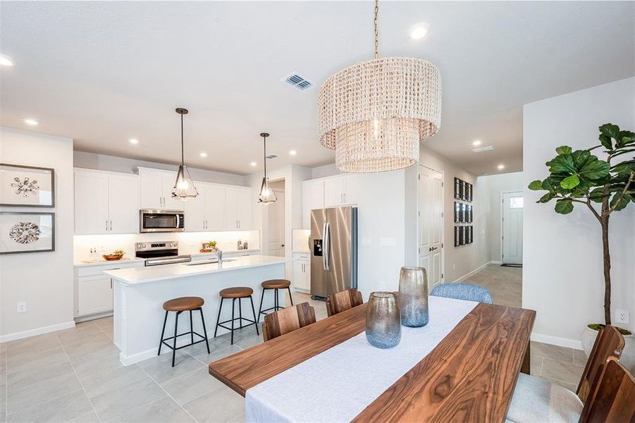 Furnished interior view inside a new home in Sanderling, Palmetto (Image 9).