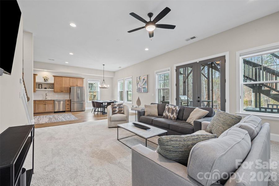 Furnished interior view inside a new home in , Charlotte (Image 36).