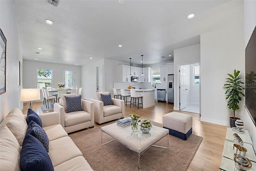 Furnished interior view inside a new home in , Tampa (Image 5).