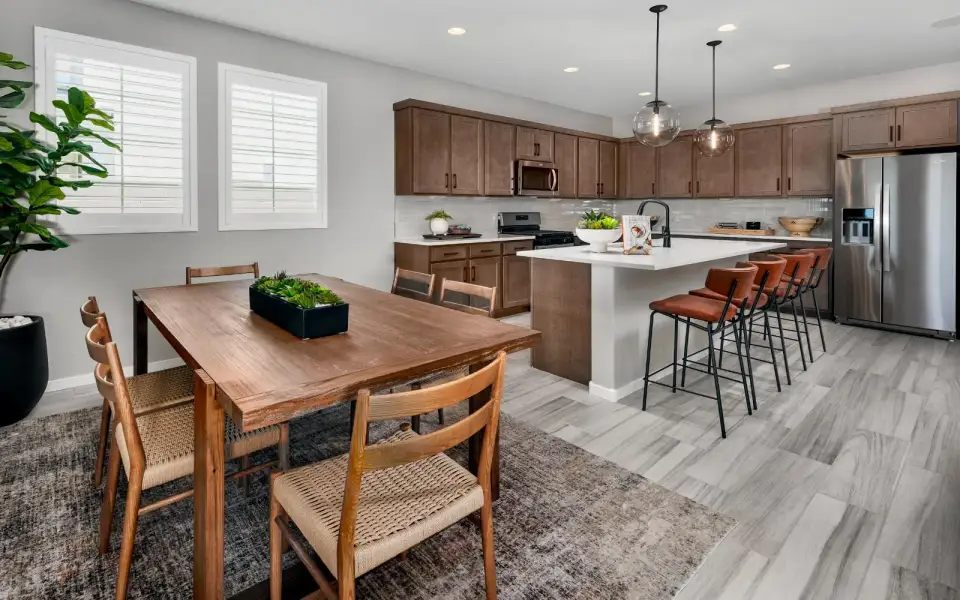 Furnished interior view inside a new home in Blossom Rock, Apache Junction (Image 5). Furnished interior view inside a new home in Blossom Rock, Apache Junction (Image 5).